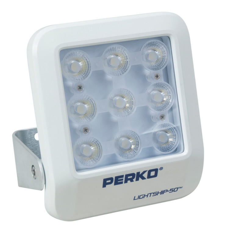Perko 1643050f0w Lightship 50 High Performance Led Floodlight - 7,500 Lumens, White - 1643050F0W Perko 1643050f0w Lightship 50 High Performance Led Floodlight - 7,500 Lumens, White - 1643050F0W