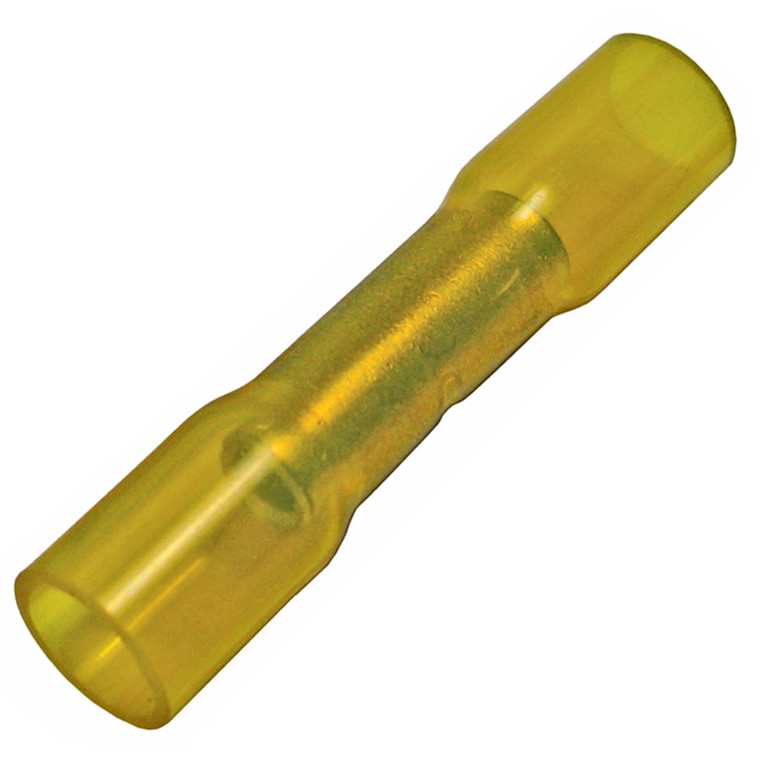Pico 2270a Crimp And Heat Shrink Nylon Butt Connector - 12-10 Awg (yellow), 100-pack - 2270A