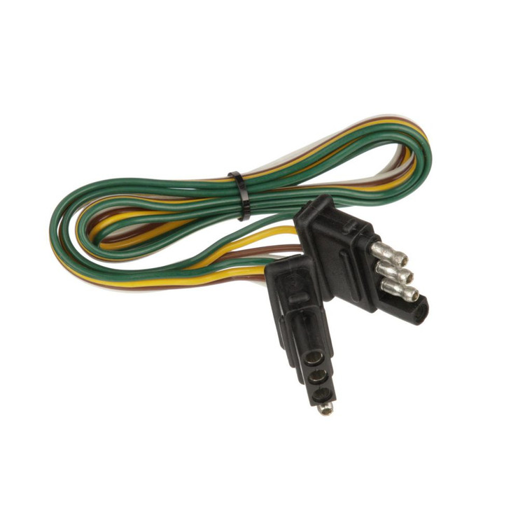 Pollak 4wf-436v 4-way Flat Vehicle & Trailer End Connector Extension - 36" - 4WF-436V