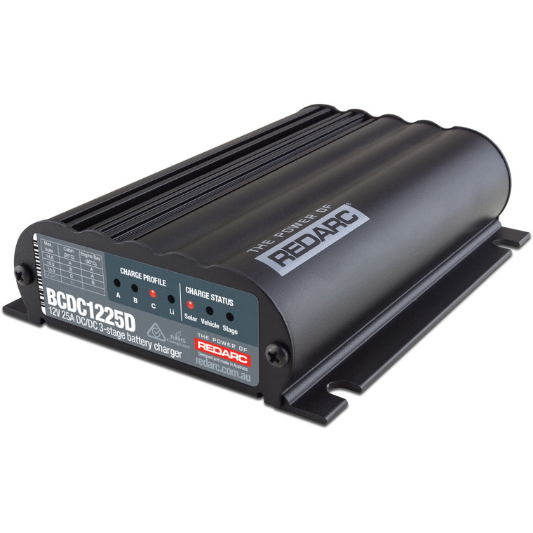 Redarc Bcdc1225d Bcdc Classic 25a In-vehicle Dc Battery Charger - BCDC1225D