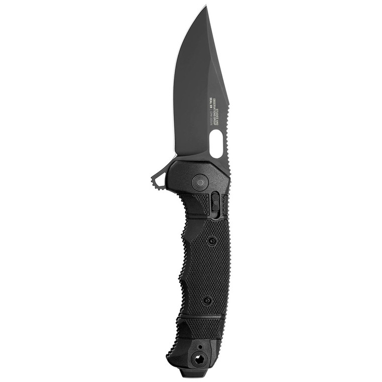SOG SEAL XR 3.9" Folding Pocket Knife (Blackout) - 12-21-02-57 SOG SEAL XR 3.9" Folding Pocket Knife (Blackout) - 12-21-02-57