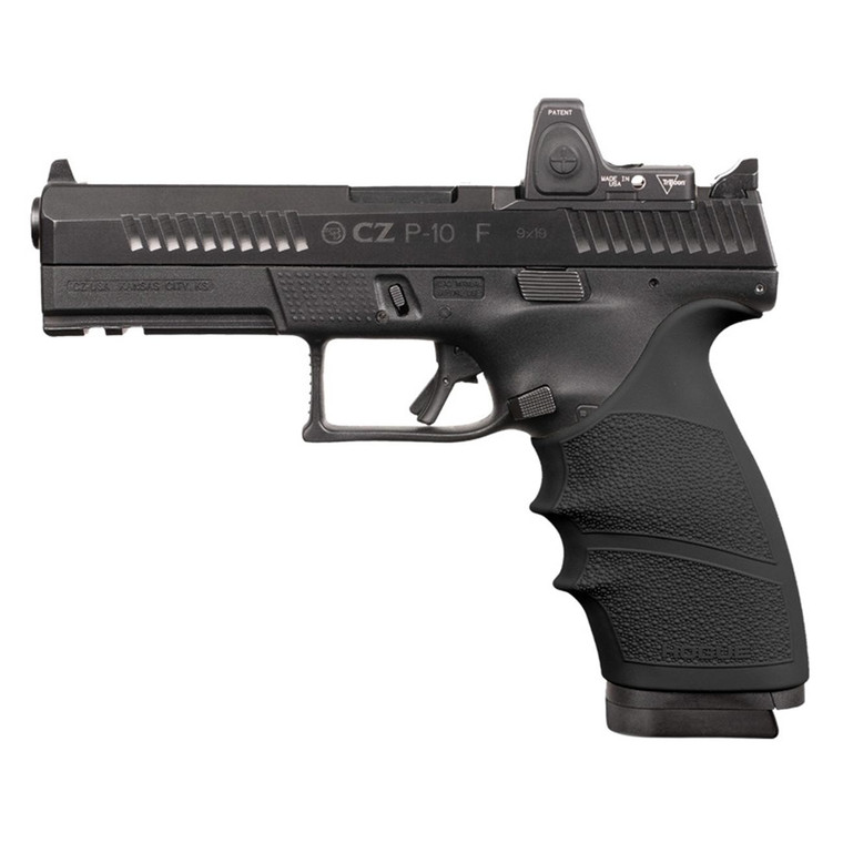 Hogue HandAll Beavertail Grip Sleeve for CZ P-10 Full Size 9mm (Black) - 17800 Hogue HandAll Beavertail Grip Sleeve for CZ P-10 Full Size 9mm (Black) - 17800
