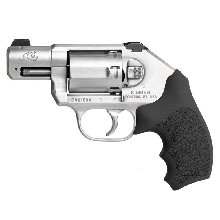 Hogue Kimber K6s & K6xs Revolvers Bantam Rubber Monogrip with Finger Grooves (Black) - 41000 Hogue Kimber K6s & K6xs Revolvers Bantam Rubber Monogrip with Finger Grooves (Black) - 41000