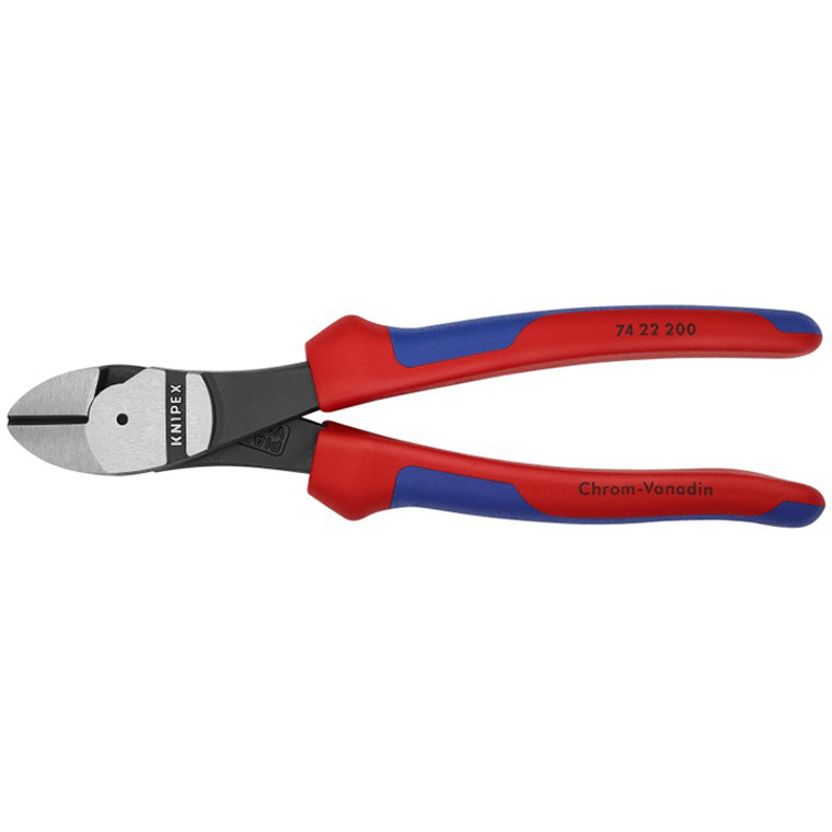 Knipex High Leverage 12deg Angled Diagonal Cutters - 7422200