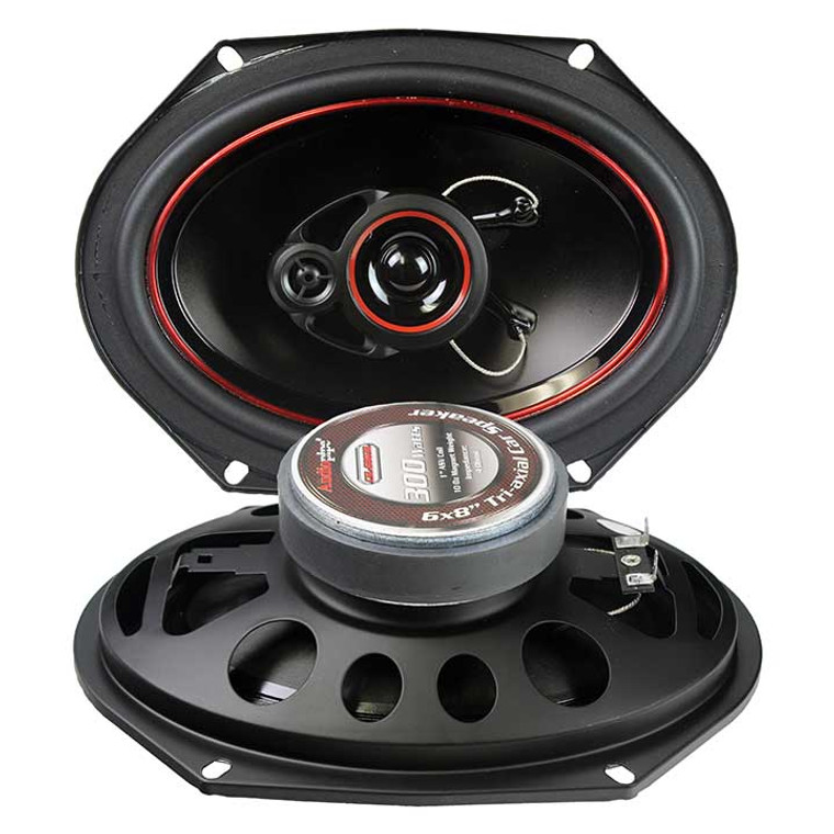 Audiopipe 6x8" 3-Way Speakers - CSL6803R Audiopipe 6x8" 3-Way Speakers - CSL6803R