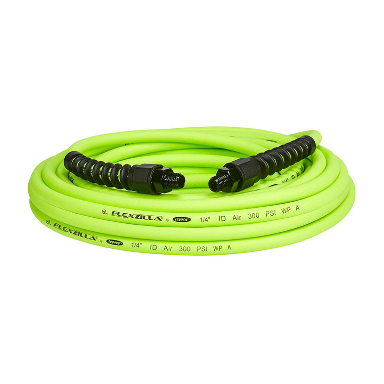 Flexzilla Pro Heavy Duty Lightweight Air Hose 1/4" x 25' - HFZP1425YW2 Flexzilla Pro Heavy Duty Lightweight Air Hose 1/4" x 25' - HFZP1425YW2
