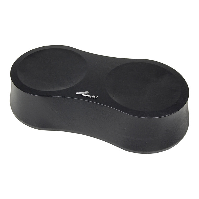 Pipeman*Sold Each* Dual 6" Wood Rear Deck Speaker Pod Black vinyl cover - ISPODWD260BLK
