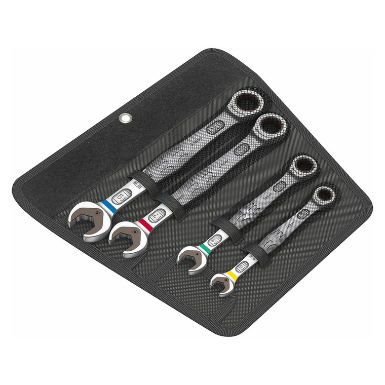 Wera Joker Metric Ratcheting Combination Wrenches (4-Piece Set) - 5073290001 Wera Joker Metric Ratcheting Combination Wrenches (4-Piece Set) - 5073290001