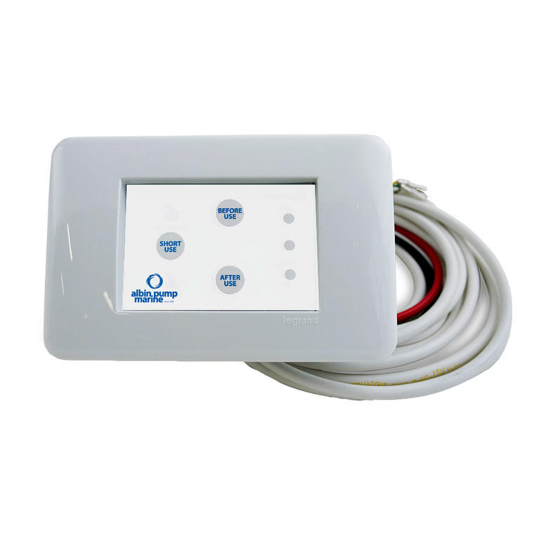 Albin Group Marine Digital Control Panel Silent Electric Toilet - 07-66-024