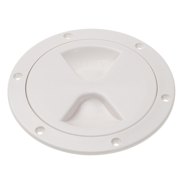 Barton Marine Screw Inspection Cover - 6" (103mm) - White - 40040