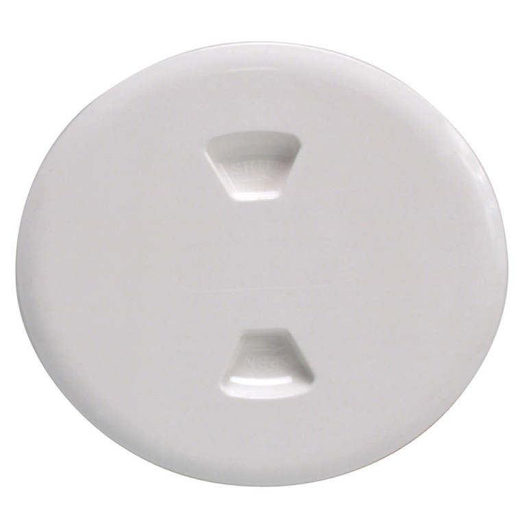 Beckson 5" Twist-Out Deck Plate - White - DP50-W
