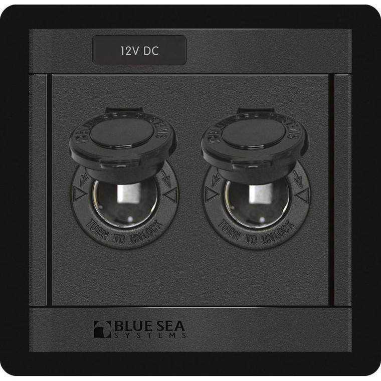 Blue Sea 1472 DC 12V Socket Panel - 1472