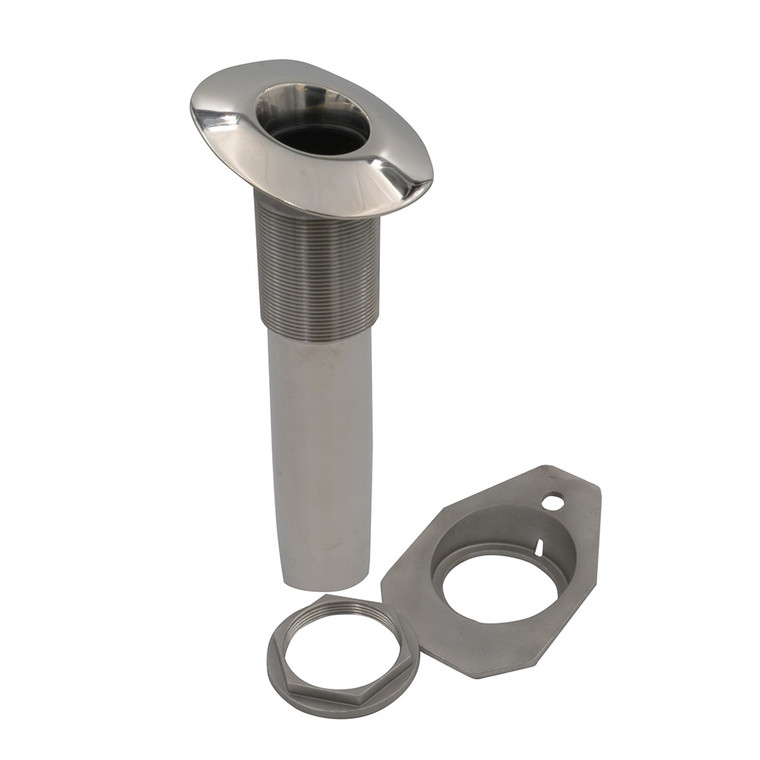 C.E. Smith Screwless Flush Mount Rod Holder - 15 Degree - Black Liner - No Logo - 53677