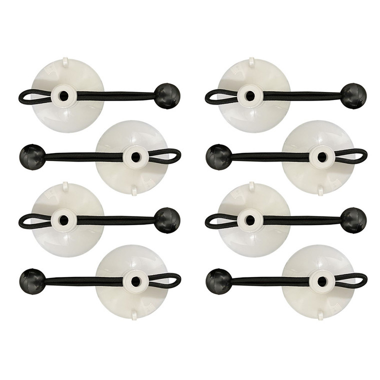 Carver Suction Cup Tie Downs - 8-Pack - 61005 Carver Suction Cup Tie Downs - 8-Pack - 61005