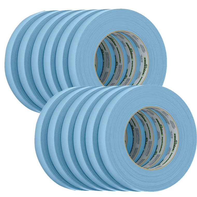 FrogTape CP 250 Medium-High Adhesion Masking Tape - 18MM x 55M x 12-Pack - Light Blue - Rated f/250 DegreeF - 105770 FrogTape CP 250 Medium-High Adhesion Masking Tape - 18MM x 55M x 12-Pack - Light Blue - Rated f/250 DegreeF - 105770