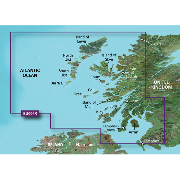 Garmin BlueChart g3 Vision HD - VEU006R - Scotland, West Coast - microSD/SD - 010-C0765-00