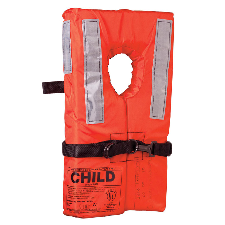 Kent Type 1 Collar Style Life Jacket - Child - 100100-200-002-12 Kent Type 1 Collar Style Life Jacket - Child - 100100-200-002-12