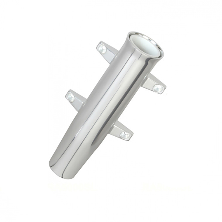 Lee's Aluminum Side Mount Rod Holder - Tulip Style - Silver Anodize - RA5000SL