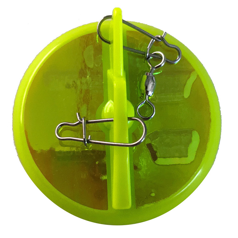 Luhr-Jensen 2-1/4" Dipsy Diver - Chartreuse/Silver Bottom Moon Jelly - 5560-030-2509