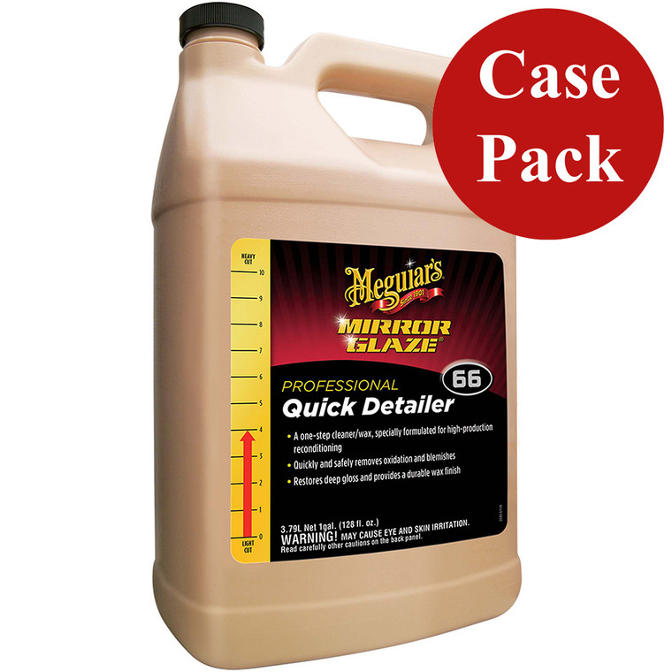Meguiar's Mirror Glaze Quick Detailer - 1 Gallon *Case of 4* - M6601CASE
