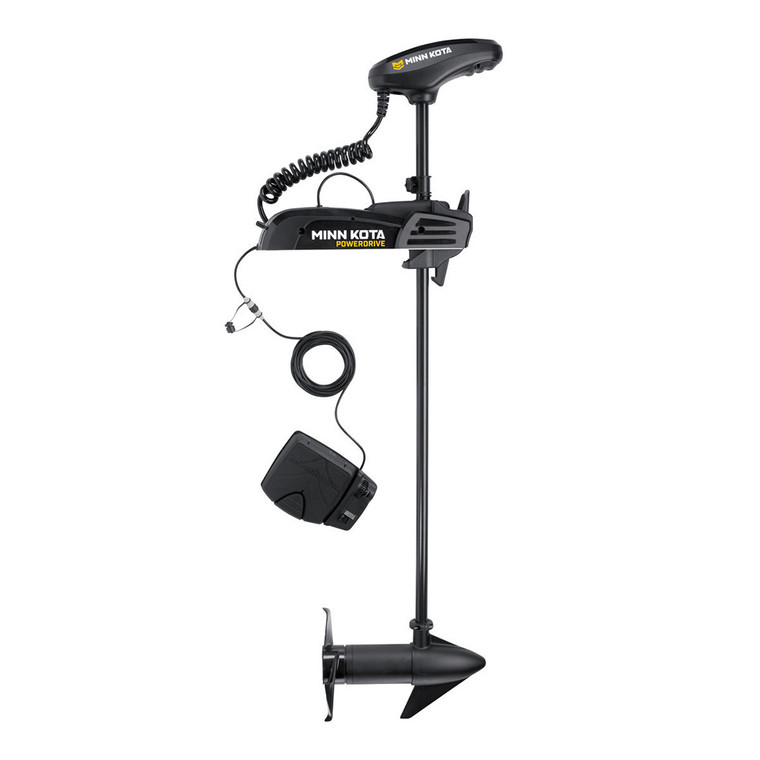 Minn Kota Pontoon PowerDrive 55 Trolling Motor w/Foot Pedal - 12V - 55LB - 48" - 1358455
