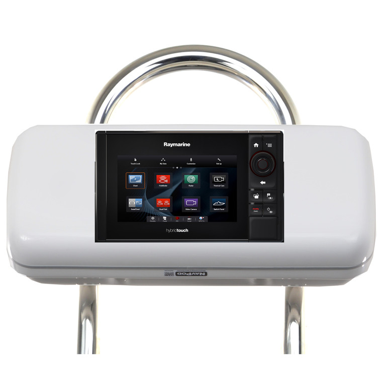 NavPod GP2524 SystemPod Pre-Cut f/Raymarine eS75, eS77 & eS78 Mounted Center f/12" Wide Guard - GP2524