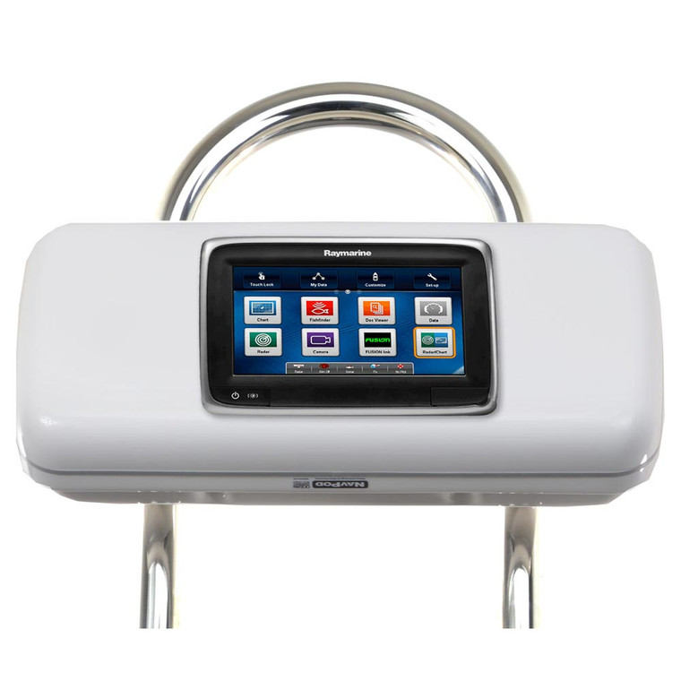 NavPod GP1523 SystemPod Pre-Cut f/Raymarine a75/a77/a78 Mounted In Center f/9.5" Wide Guard - GP1523