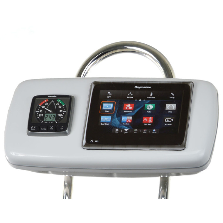 NavPod GP1040-19 SystemPod Pre-Cut f/Raymarine ES97/ES98 & One Instrument f/9.5" Wide Guard - GP1040-19