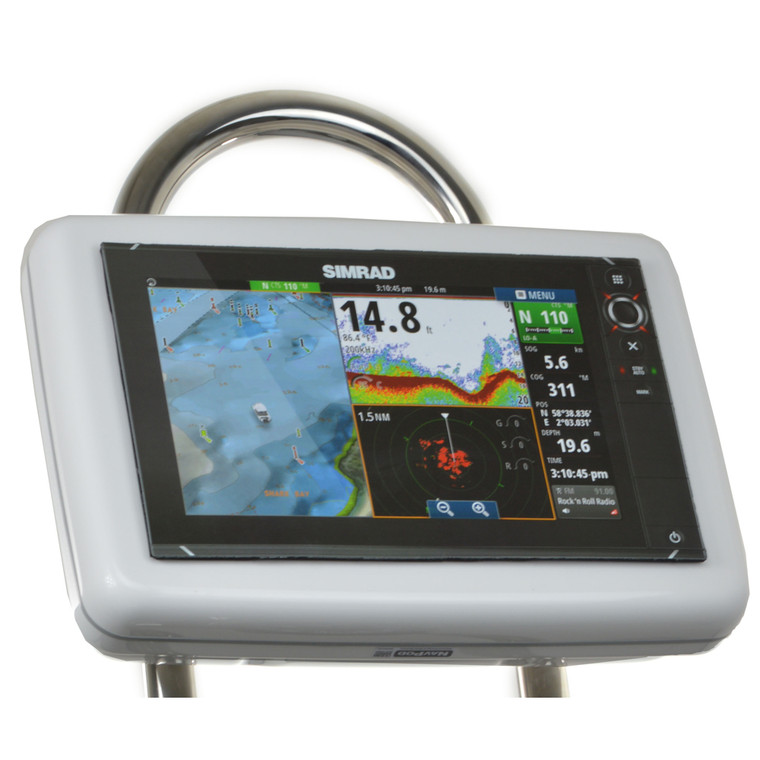 NavPod GP1202 SailPod Pre-Cut f/Simrad NSS12 evo2 or B&G Zeus 12 f/9.5" Wide Guard - GP1202