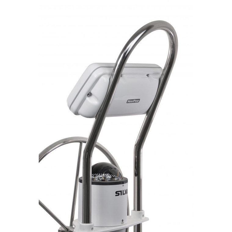 NavPod GP2500-33 SystemPod Pre-Cut f/Raymarine AXIOM 7  1 Instrument f/12" Wide Guard *Requires Raymarine #A80498 Front Mount Kit f/AXIOM 7  Right Angled w/NMEA 2000 Connector) - Pre-Cut f/Front Mount - GP2500-33