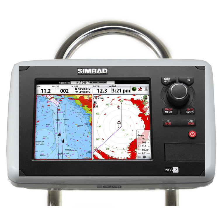 NavPod GP1807 SailPod Pre-Cut f/Simrad NSS7B&G Zeus T7 f/9.5" Wide Guard - GP1807