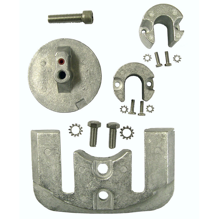 Performance Metals Mercruiser Bravo 2/3 Complete Anode Kit - Aluminum - 10061A