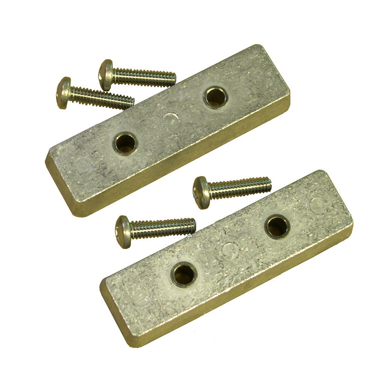 Performance Metals Bennett Trim Tab Anode Set - Zinc - HBNTA