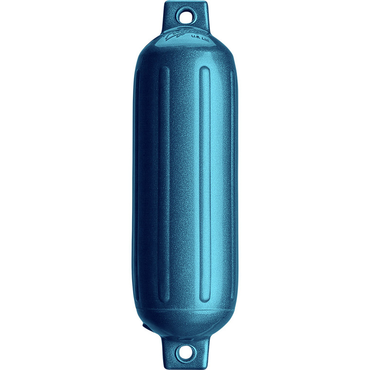 Polyform G-3 Twin Eye Fender 5.5" x 19" - Metallic Blue - G-3-METALLIC BLUE