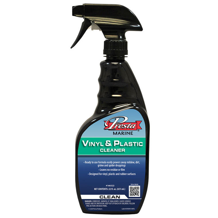 Presta Marine Vinyl  Plastic Cleaner - 22oz - 166322 Presta Marine Vinyl  Plastic Cleaner - 22oz - 166322