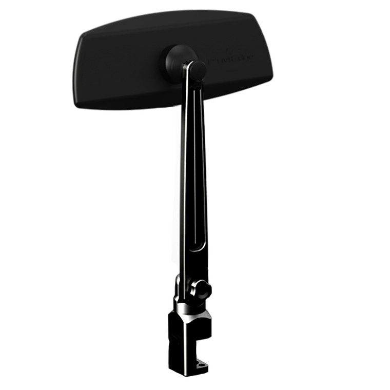 PTM Edge Pontoon Mirror/Bracket Kit w/VR-100 Pro  PCX-200 (Black) - P13157-200TEBBK