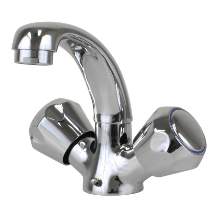 Scandvik Heavy-Duty Basin Mixer - Chrome Plated - 10410P