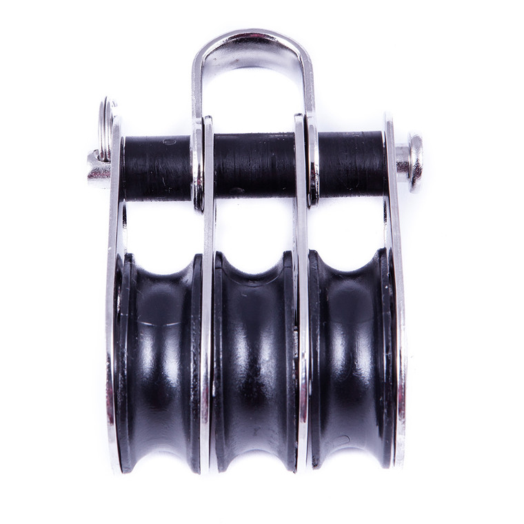 SeaSure 25mm Treble Block w/Shackle - 00.31CRD