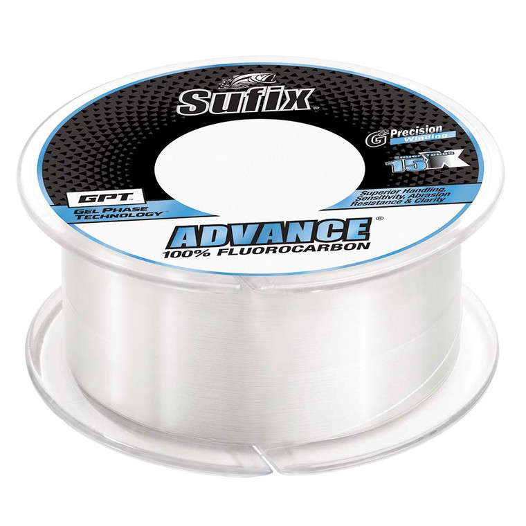 Sufix Advance Fluorocarbon - 30lb - Clear - 200 yds - 679-030C