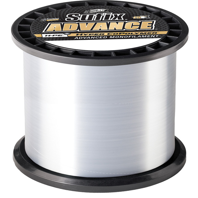 Sufix Advance Monofilament - 12lb - Clear - 1200 yds - 604-1012