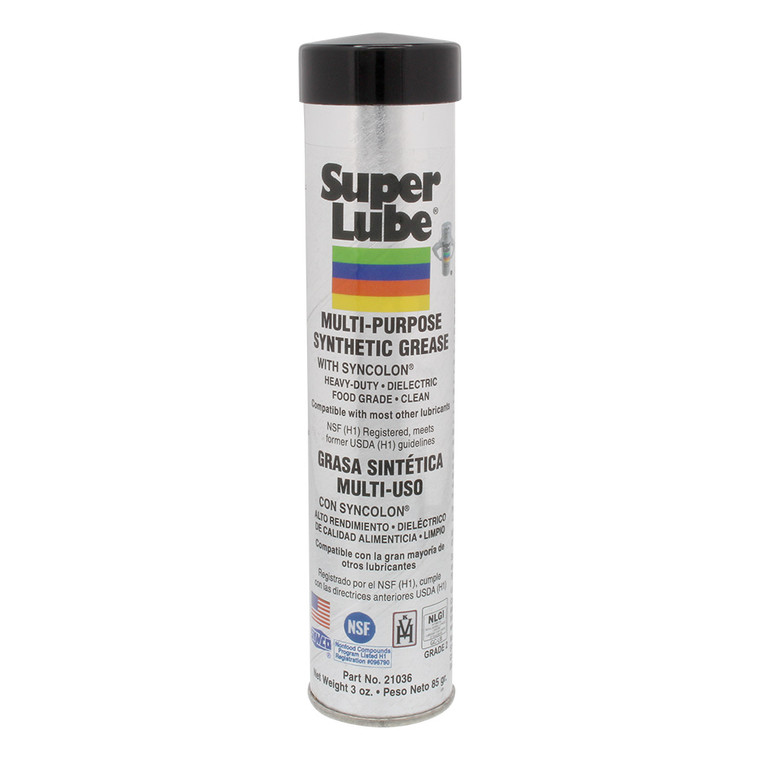 Super Lube Multi-Purpose Synthetic Grease w/Syncolon - 3oz Cartridge - 21036