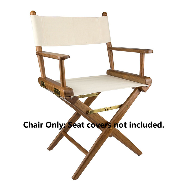Whitecap Director's Chair w/o Seat Covers - Teak - 60040