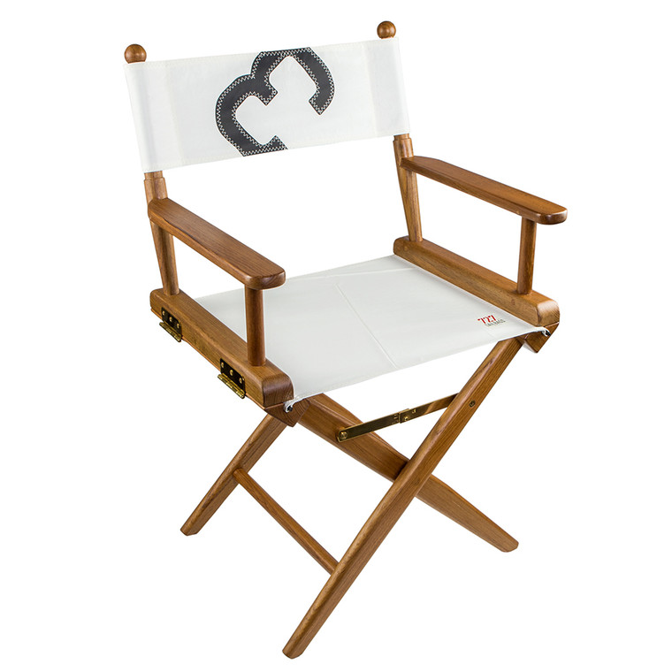 Whitecap Director's Chair w/Sail Cloth Seating - Teak - 61044