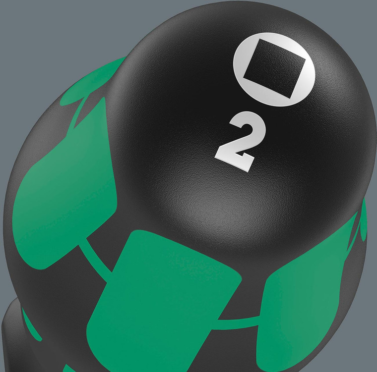 Wera Screwdriver: Square SQ #2 x 8" - 5117685001 Wera Screwdriver: Square SQ #2 x 8" - 5117685001
