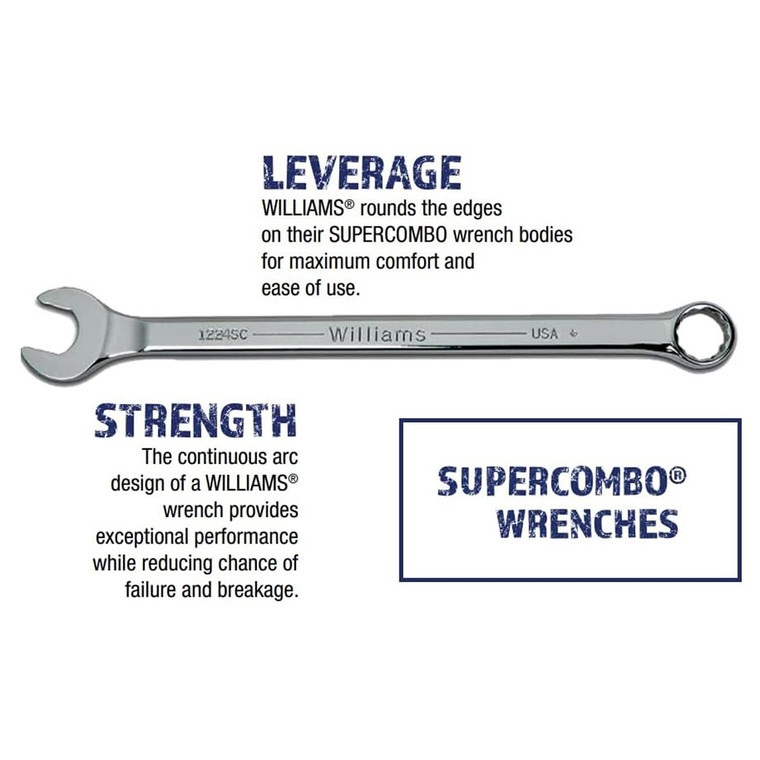 Williams Metric Combination Wrench Set (18-Piece) - JHWMWS-18A Williams Metric Combination Wrench Set (18-Piece) - JHWMWS-18A