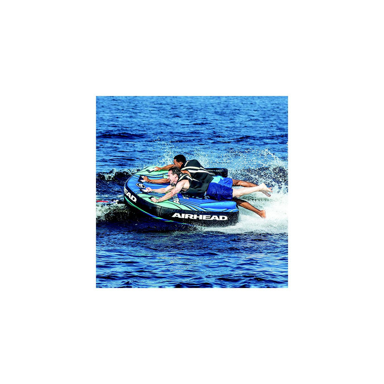 AirHead AHDV2 Deep V Towable Tube, Blue, 2 Person - AHDV-2