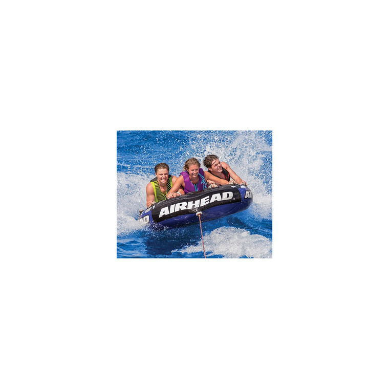 AirHead AHT32SSL Kwik-Tek Airhead AHT32SSL Inflatable 3 Person Rider Blue Super Slice Deck Tube - AHT32SSL
