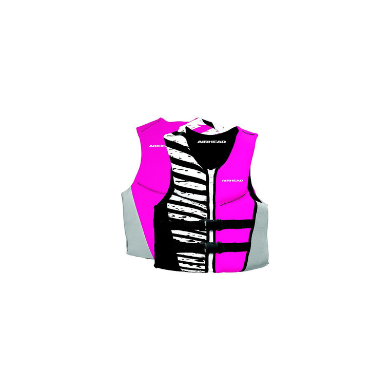Airhead 1007707BHP Wicked Neolite Kwik-Dry Women's Vest, Pink/Black/White, XS - 10077-07-B-HP