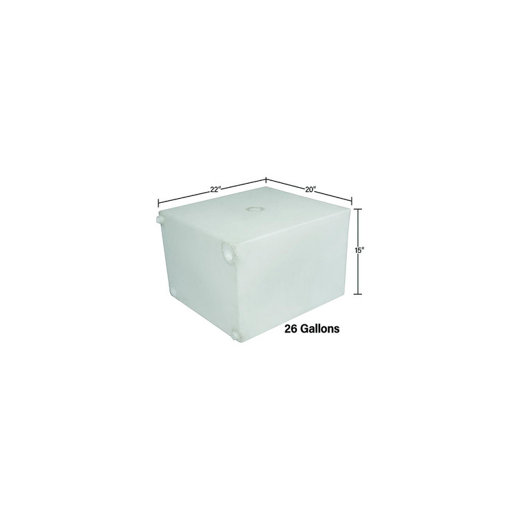 Ameri-Kart Fresh Water Tank, 26 Gal. - W1155003DS