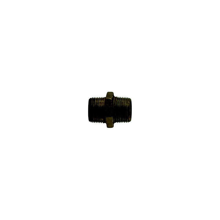 Brass Fittings 44727 Bronze Hex Nipple, 1-1/2" - 44-727